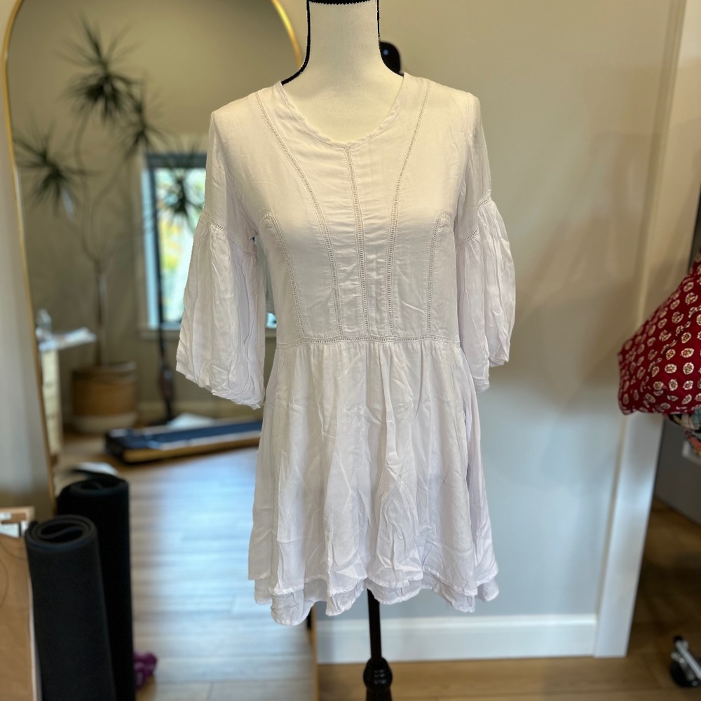 Pampelone Dress White Cotton XS